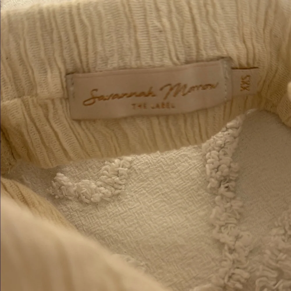 SAVANNAH MORROW THE LABEL
+ Net Sustain Indra Off-the-shoulder Crinkled Organic - Picture 3 of 6